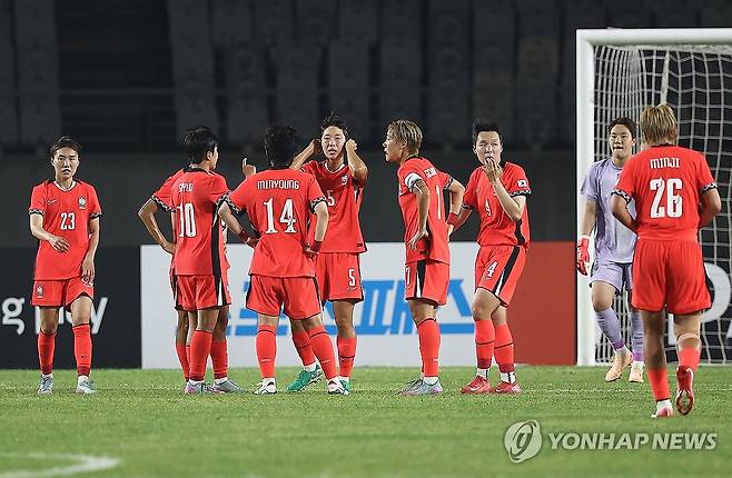 한국, 세계 5위 일본과 극적인 1-1 무승부…정다빈 동점포 '신상우호' 살렸다→20년 만에 우승도 가능 [현장리뷰]