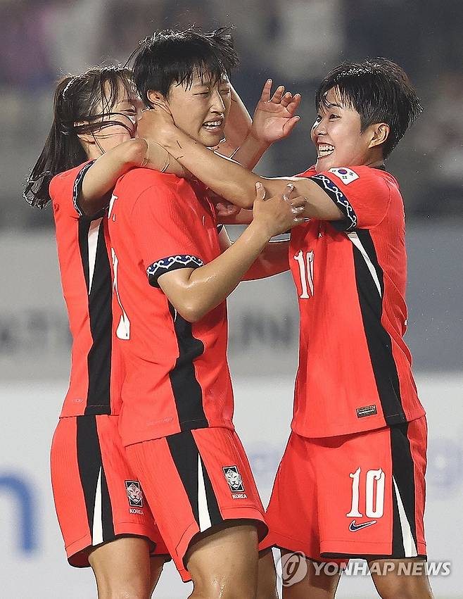 한국, 세계 5위 일본과 극적인 1-1 무승부…정다빈 동점포 '신상우호' 살렸다→20년 만에 우승도 가능 [현장리뷰]