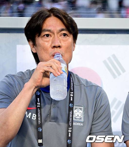 감독님 한국이 졌는대요?…홍명보 감독 “우리 선수들이 더 잘했다!, 일본 위협적이지 않아” [오!쎈 용인]