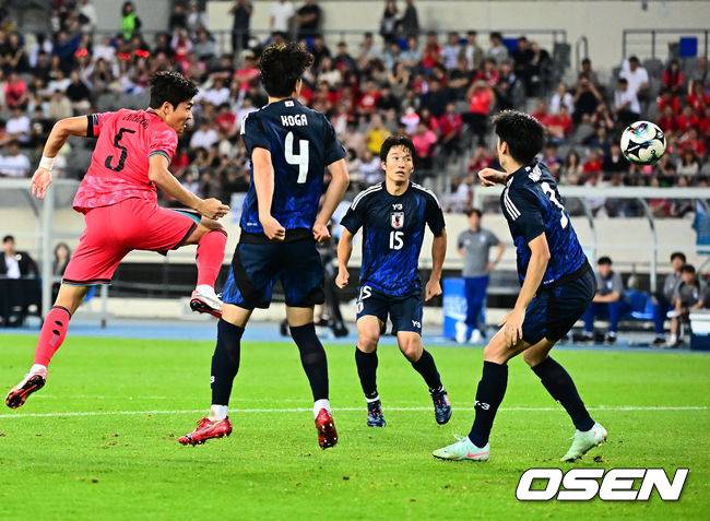 감독님 한국이 졌는대요?…홍명보 감독 “우리 선수들이 더 잘했다!, 일본 위협적이지 않아” [오!쎈 용인]