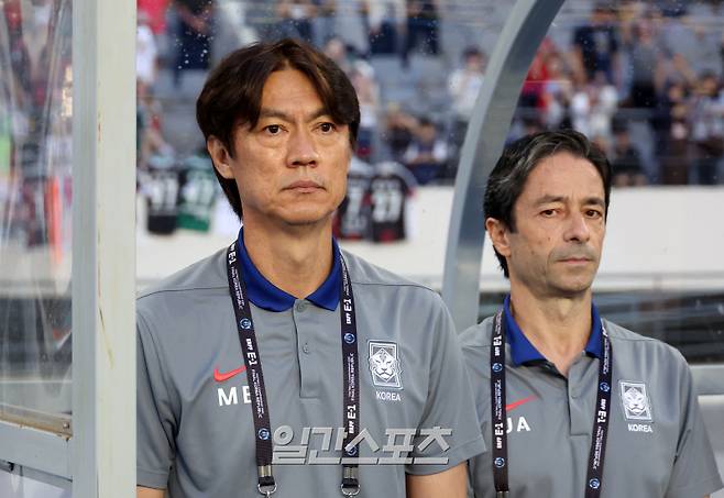 ‘대참사’ 홍명보 “일본보다 잘했다…日, 우리를 전혀 괴롭히지 못했어” [IS 패장]