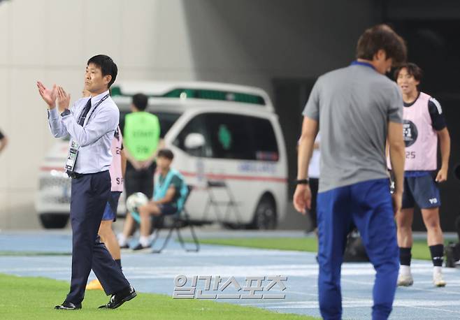 ‘대참사’ 홍명보 “일본보다 잘했다…日, 우리를 전혀 괴롭히지 못했어” [IS 패장]