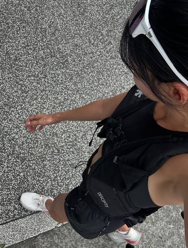 회복 후 대만 향한 '육상 카리나' 김민지...