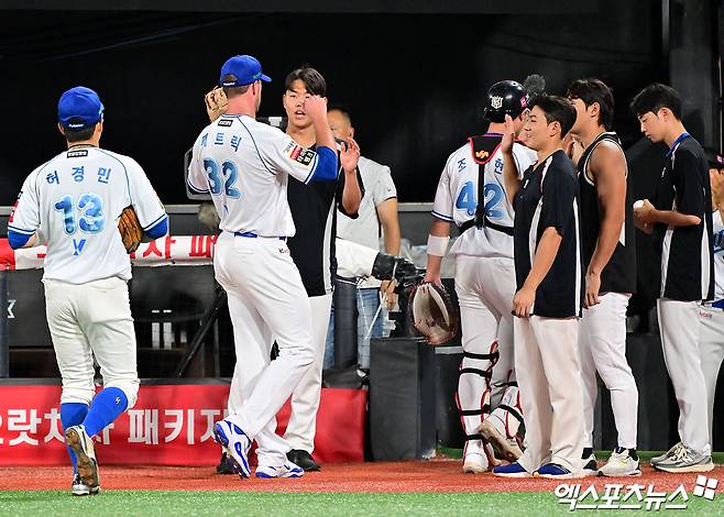 폰세-감보아 이어 또 나타났나?…'KBO 데뷔전 이닝 순삭쇼' 패트릭, KT 팬들 설렌다→한화전 2이닝 KKK 퍼펙트 [수원 현장]