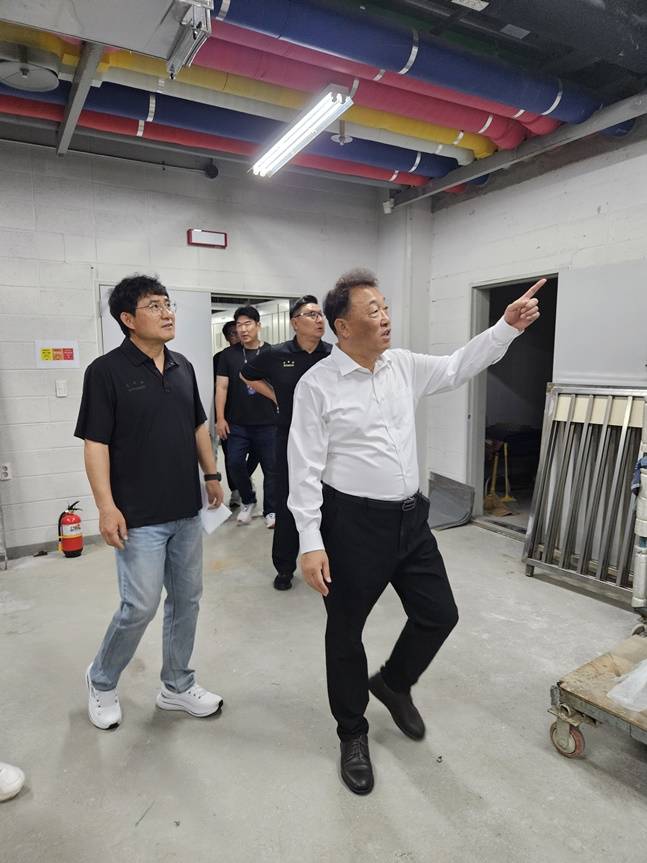 KIA 최준영 대표, 광주 극한호우에 '챔필' 직접 점검했다
