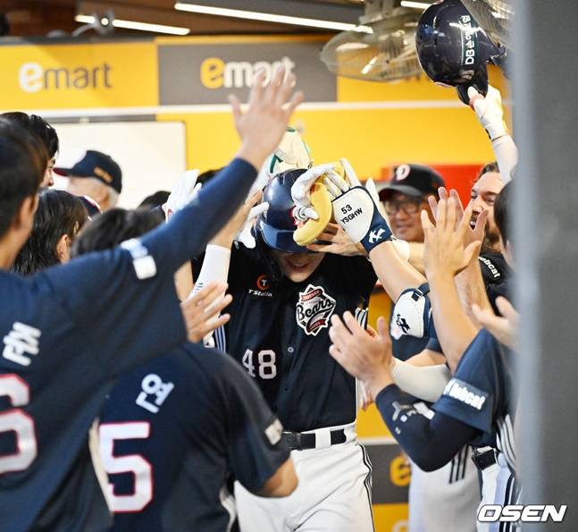 '폰세 대항마 울렸다' SSG 격파한 두산 트리플 대포, 콜어빈 5이닝 무실점 '7승 달성' [인천 현장리뷰]