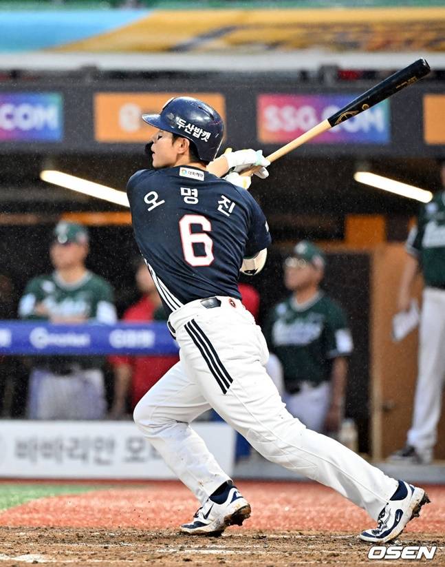 '폰세 대항마 울렸다' SSG 격파한 두산 트리플 대포, 콜어빈 5이닝 무실점 '7승 달성' [인천 현장리뷰]