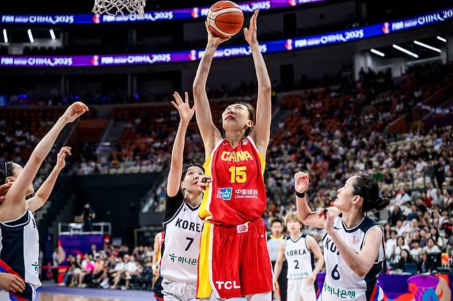 한국, FIBA 여자 아시아컵 3위 결정전서 중국에 66대101로 대패