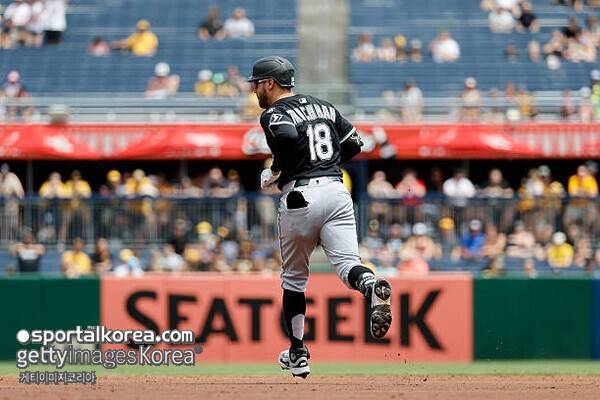'대박!' 前 한화 외국인 타자가 MLB 팀 내 1위라고? '최하위' 화이트삭스 타선, 터크먼 홀로 빛나는 중