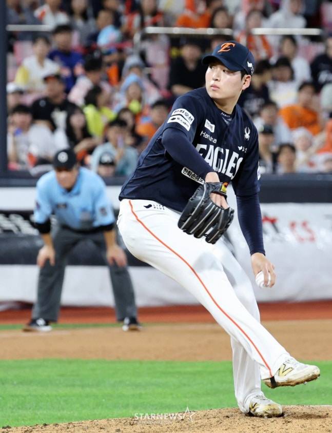 '개인 타이틀 없어도 괜찮다' 한화 1위 이끈 좌완 영건