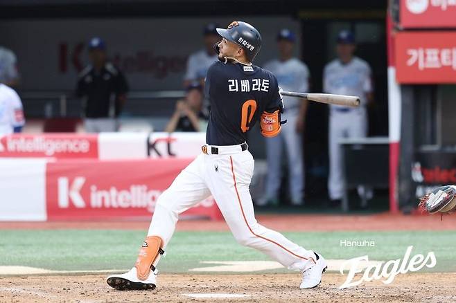 한화 선택 틀리지 않았다…리베라토, '정규직' 전환 후 한층 '펄펄'