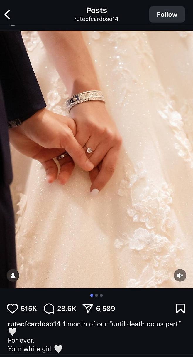 결혼 10일 만에 비보…故조타 떠나보낸 아내, 20일 만에 첫 추모글 화제