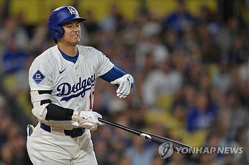 9회말 2사 투런포… 오타니, 4경기 연속 홈런-NL 홈런 공동 1위
