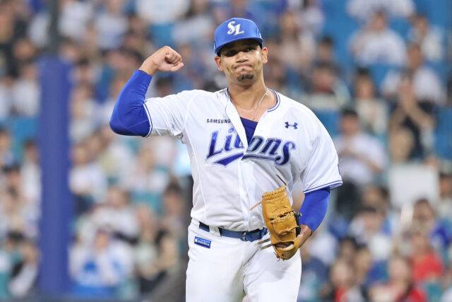 7이닝 81구 실화? 이래서 삼성이 데려왔나…단추 푼 빅리거 3전4기 끝 KBO 첫 승! 사령탑