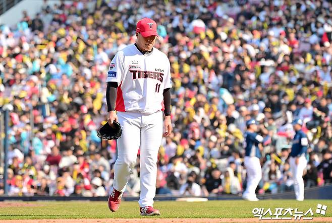 '이럴 수가' 필승조 또 무너졌다...'이틀 연속 접전 끝 패배' KIA, 스윕패 위기 몰렸다
