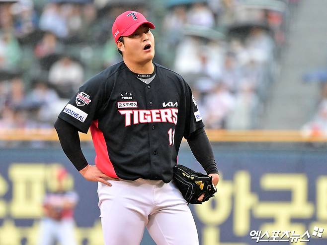4연패 KIA, 'V13 청부사' 부진에 골머리…조상우 난조 속 불펜 싸움 안 된다 [부산 현장]