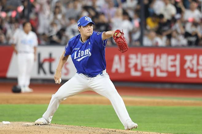 9회 '3-0'도 못 지키고 '볼볼볼볼볼볼볼볼'…삼성 불펜 현주소, 대체 어찌합니까 [수원 현장]
