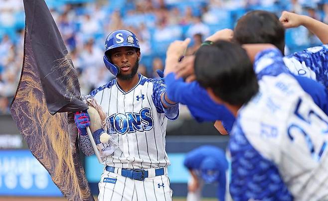 '홈런 1위' 삼성 디아즈, 시즌 33호 홈런으로 가장 먼저 100타점