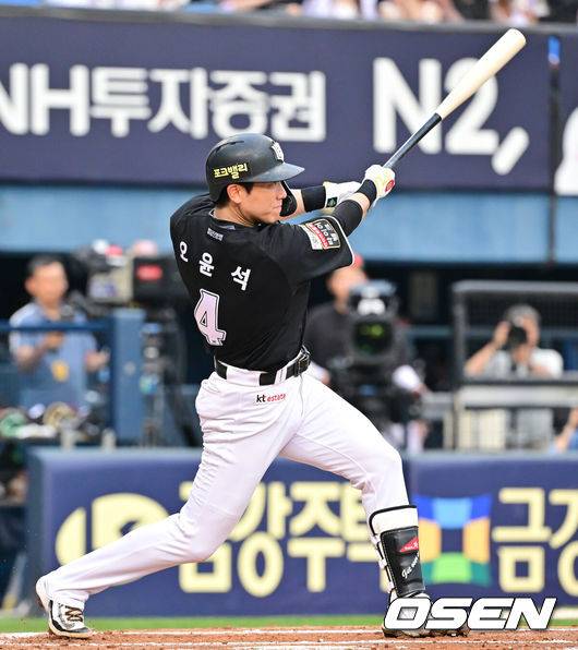 '한화 꼬리 보인다, 2G 추격' LG, 2사 후 6연속 안타→5득점 빅이닝→KT에 역전승…구본혁 데뷔 첫 4안타+치리노스 8승 [잠실 리뷰]