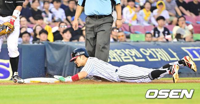 '한화 꼬리 보인다, 2G 추격' LG, 2사 후 6연속 안타→5득점 빅이닝→KT에 역전승…구본혁 데뷔 첫 4안타+치리노스 8승 [잠실 리뷰]