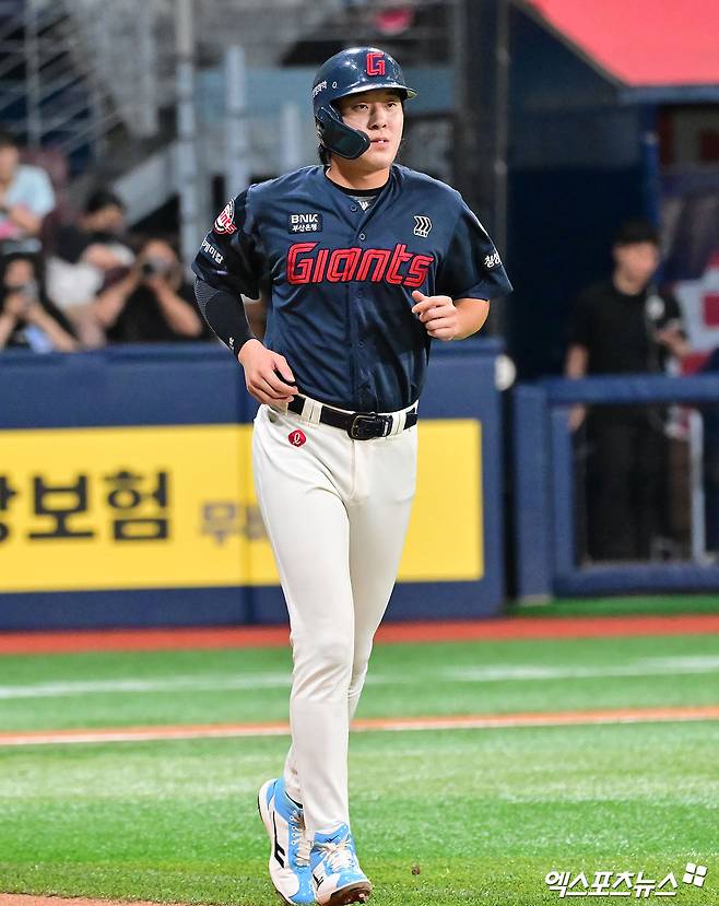 나승엽, 일주일 만에 선발 복귀+황성빈 벤치·정보근 말소…'7연승 사냥' 롯데, 선발 라인업 나왔다 [사직 현장]