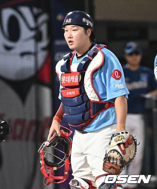 '2실점 블로킹 실수' 정보근 1군 말소…'7연승 도전' 롯데, 고승민 리드오프-김민성 대신 나승엽 1루수 출장 변경 [오!쎈 부산]