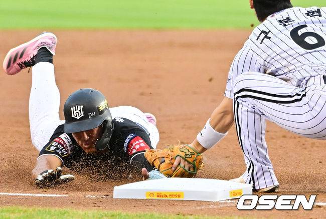 ‘한화 따라잡자, 다시 연승이다’ 손주영 9승 완벽투 LG, KT에 5-0 완승… KT, 병살-병살-병살-병살-병살 안 풀리네 [잠실 리뷰]