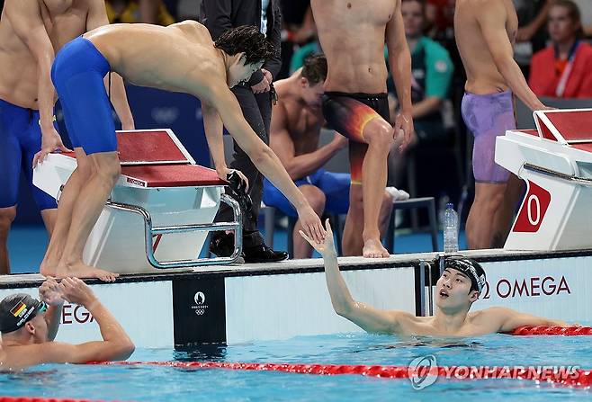 한국 남자계영 800ｍ, 세계선수권 3위로 결승행…연속 메달 도전