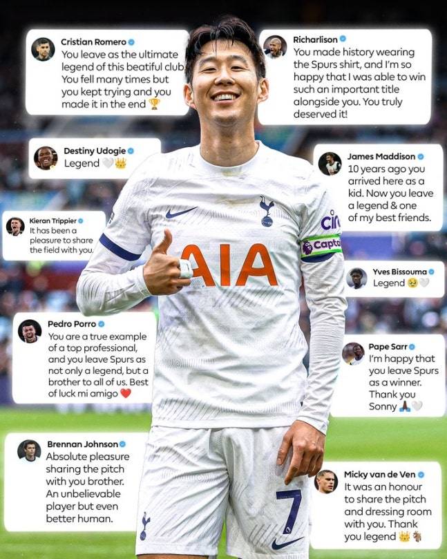 韓 축구 넘어 전 세계 ‘단, 6명!’ 손흥민 ‘모두가 사랑하는 선수’ 선정···“누구도 그들을 미워하지 않는다”