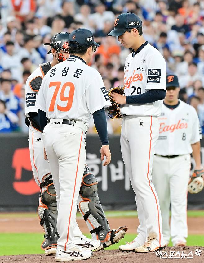 한화, 9일 LG전 선발 꽁꽁 숨긴다…'황준서 1군 말소→5선발 사라졌다' 깜짝카드 도대체 누구길래? [대전 현장]