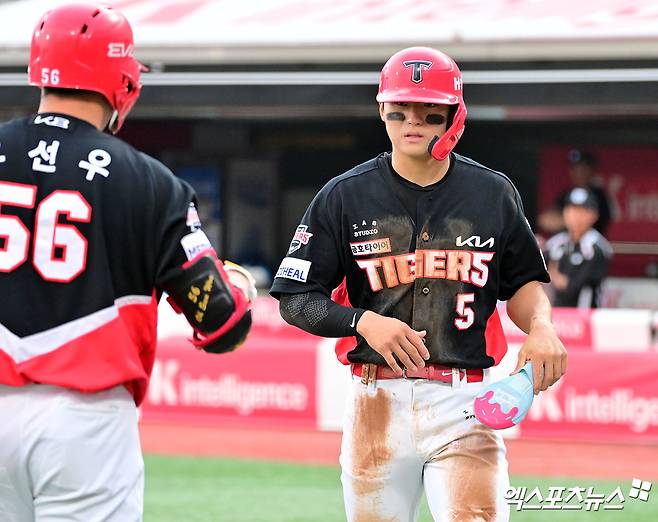 KIA 대충격! '햄스트링 재발 시즌 아웃' 김도영, 8일 1군 말소→이창진 콜업·박민 3루수 선발 [창원 현장]