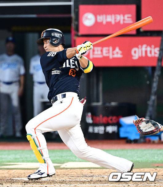 ‘안타-안타-안타’ 후반기 타율 4할4푼 맹타, 군대 제대 유격수 방망이가 뜨겁다