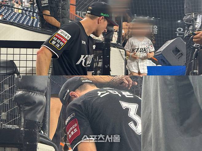 “사인해주세요!” 꼬마 팬 ‘외침’→외면하지 않은 외국인…준수한 타격, ‘복덩이’ 면모 보이네 [SS시선집중]