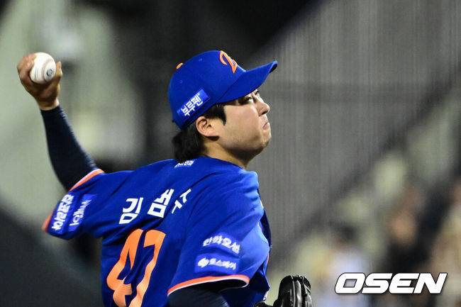 'ERA 1.64' 한화 1차 지명 잔혹사 속 잠재력 폭발…전화위복 김범수, FA 대박 터지나