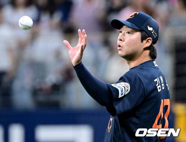 'ERA 1.64' 한화 1차 지명 잔혹사 속 잠재력 폭발…전화위복 김범수, FA 대박 터지나