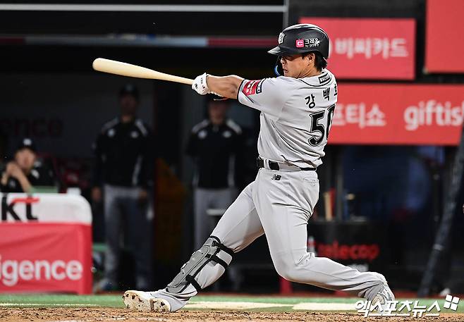 '폰세 공도 느려 보였다?'…MLB 이적설 강백호