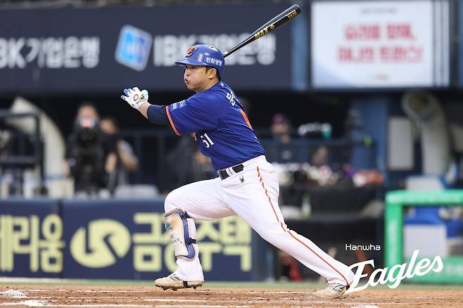 다시 비상하기 시작한 ‘독수리 군단’···한화, NC 잡고 신바람 5연승, 선두 LG와 1경기 차