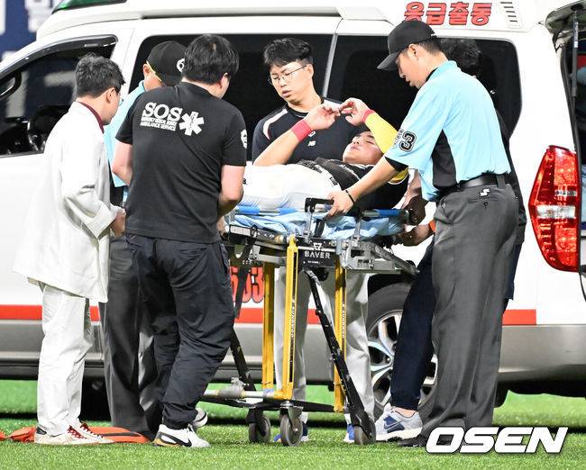 ‘신인왕+MVP 도전→구급차 이송’ 안현민 검진 결과 나왔다…근육 뭉침 소견에도 안심 못하는 KT “16일 2차 검진 예정”