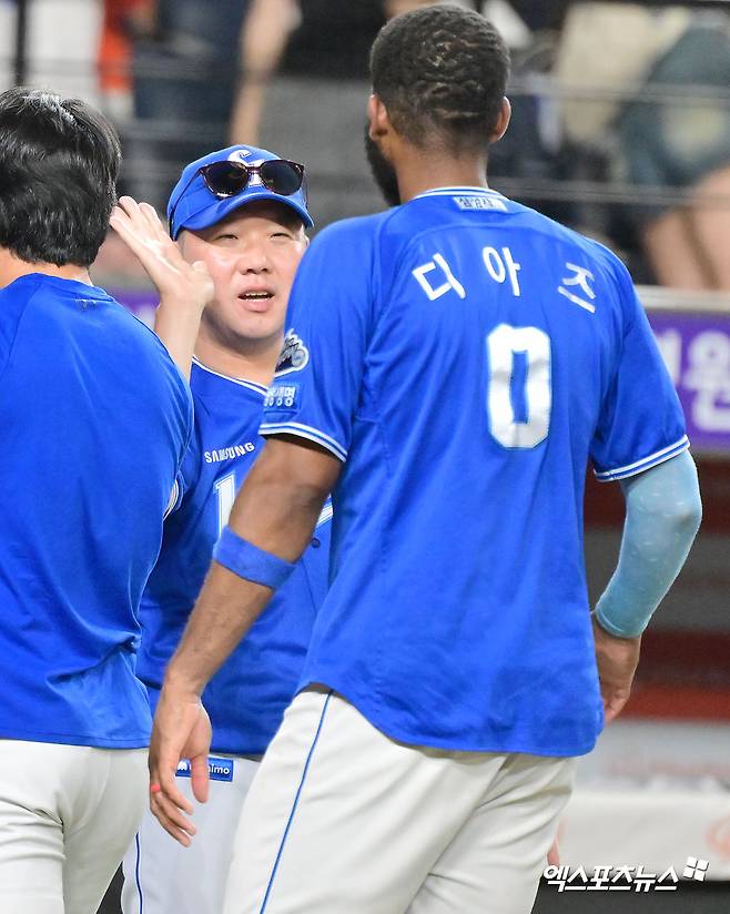 삼성 디아즈 아내-반려견 협박, 박진만 감독도 놀랐다…