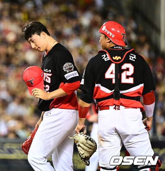 ‘9위에 스윕패 위기’ 이범호 칼 빼들었다, 클로저 정해영 전격 2군행…고종욱-박찬호 테이블세터 출격 [오!쎈 잠실]