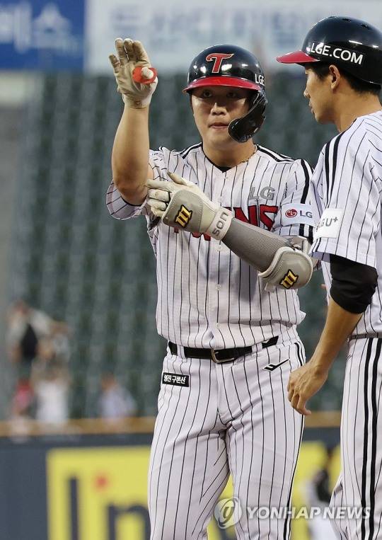 '아쉬운 재능' LG 손용준, 2군 타율 1위에도 8월 주루 실책 후 1군 복귀 못해