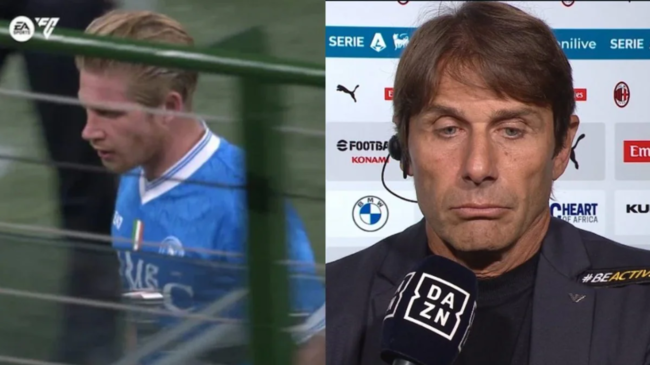 ‘교체되자 분노의 악수 거부’ 더 브라위너 논란에…콘테 폭발 직전 “화낼 상대를 잘못 골랐다”