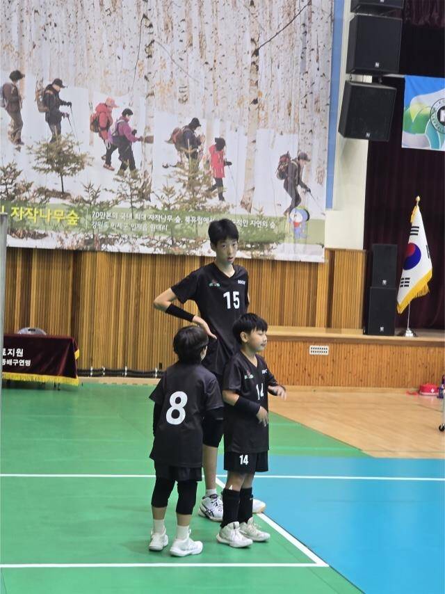 초등학생 키가 205㎝…교동초 용지훈, 한국 배구 유망주로 기대