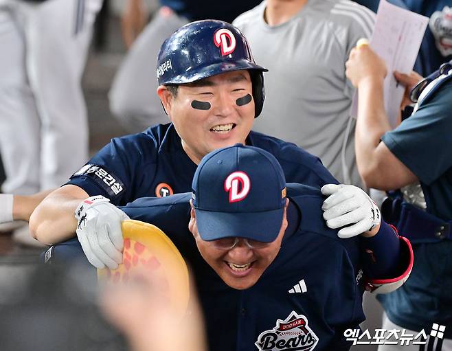 단 '3리' 차→'6타수 6안타' 쳐도 못 뒤집네…양의지, 김현수 이후 17년 만의 '두산 타율왕' 사실상 확정