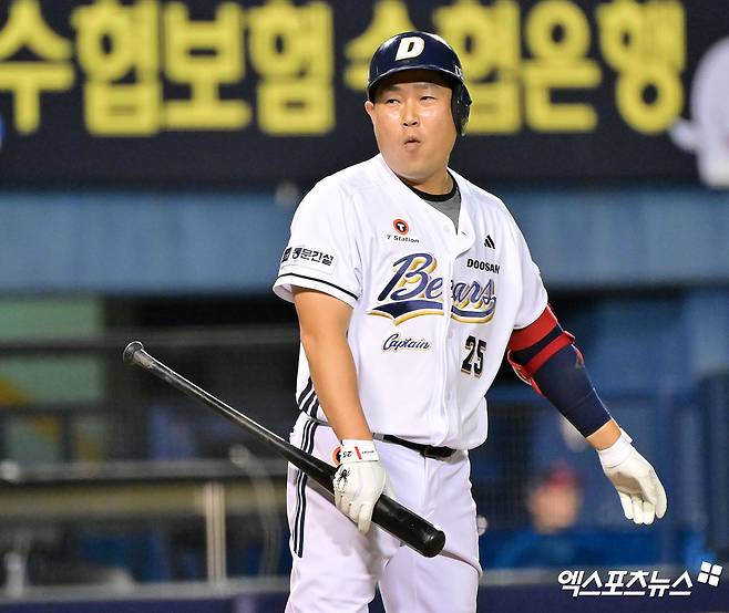 단 '3리' 차→'6타수 6안타' 쳐도 못 뒤집네…양의지, 김현수 이후 17년 만의 '두산 타율왕' 사실상 확정