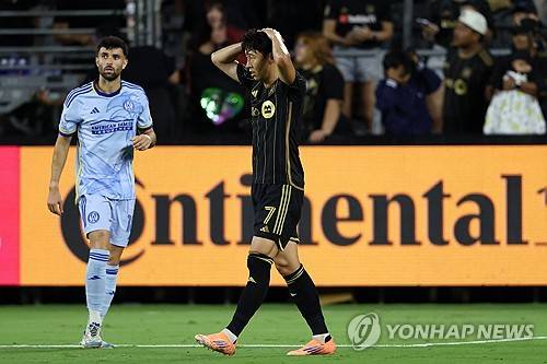 '아깝다' 손흥민, 리그 5G 연속골 실패… LAFC는 애틀랜타에 1-0 신승