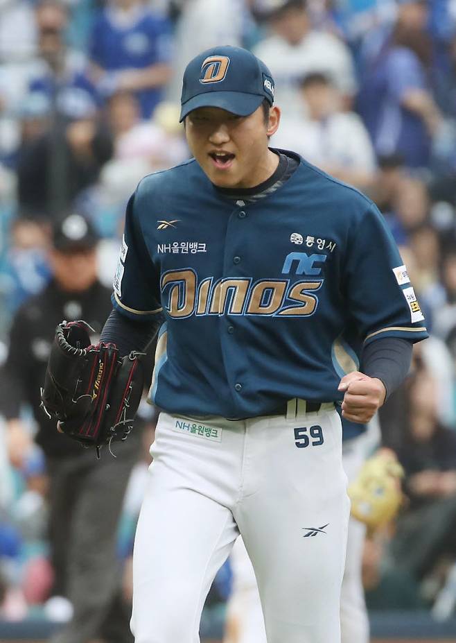 '부활한 구창모 역투' 5위 NC, 4위 삼성 제압...WC 2차전 간다