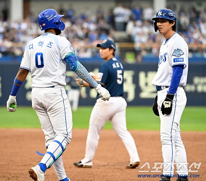 덜덜 떨던 가을야구 초보들이었는데...삼성 통한의 병살타 2방이 다 살려줬다 [WC1 현장승부처]