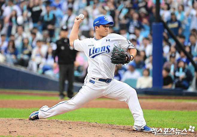 70억 FA '0이닝 4구' 강판 치욕→'병살타 3개' 와르르…삼성, 'WC 업셋' 희생양 위기 어쩌나 [WC1 현장]