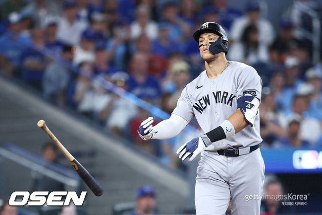 ‘처참하게 무너진 양키스’ 저지, 3번째 MVP 시즌에 또 우승 실패하나 “한 번만 이긴다면…”